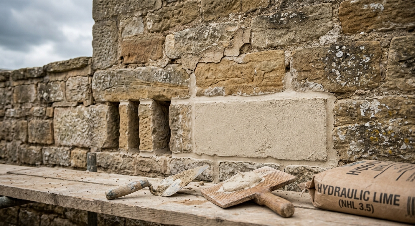 Lime Mortar Pointing